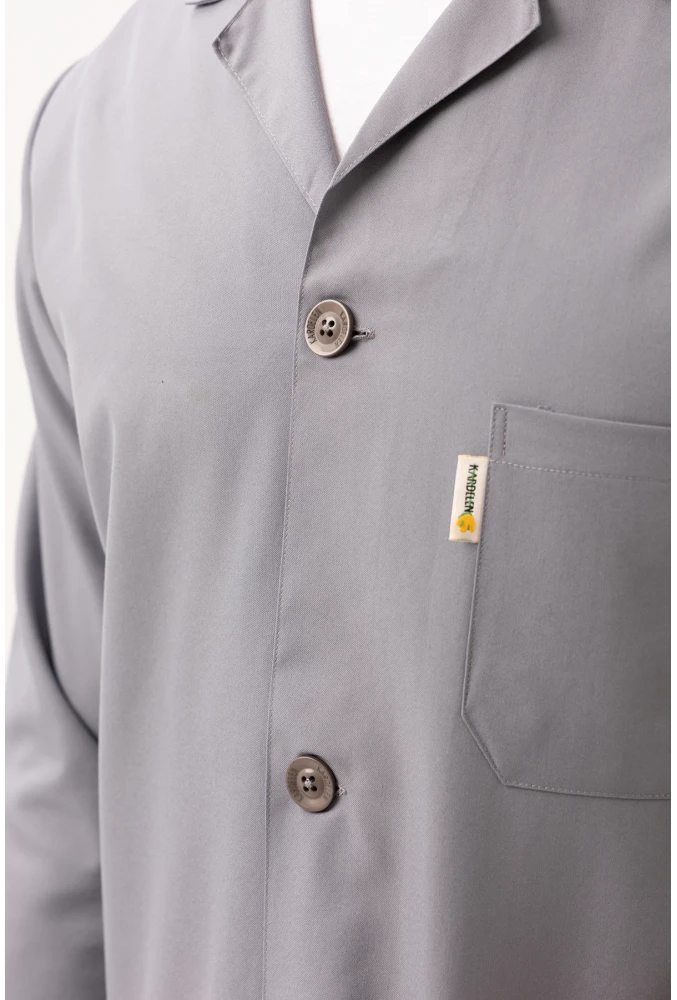 Vanessa Erkek Önlük Klasik Yaka Uzun Kollu Dayanıklı ve Rahat İş Önlüğü