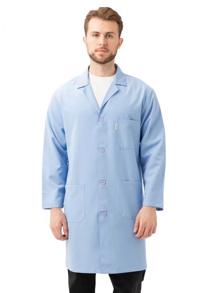 Vanessa Erkek Önlük Klasik Yaka Uzun Kollu Dayanıklı ve Rahat İş Önlüğü