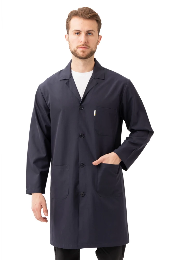 Vanessa Erkek Önlük Klasik Yaka Uzun Kollu Dayanıklı ve Rahat İş Önlüğü