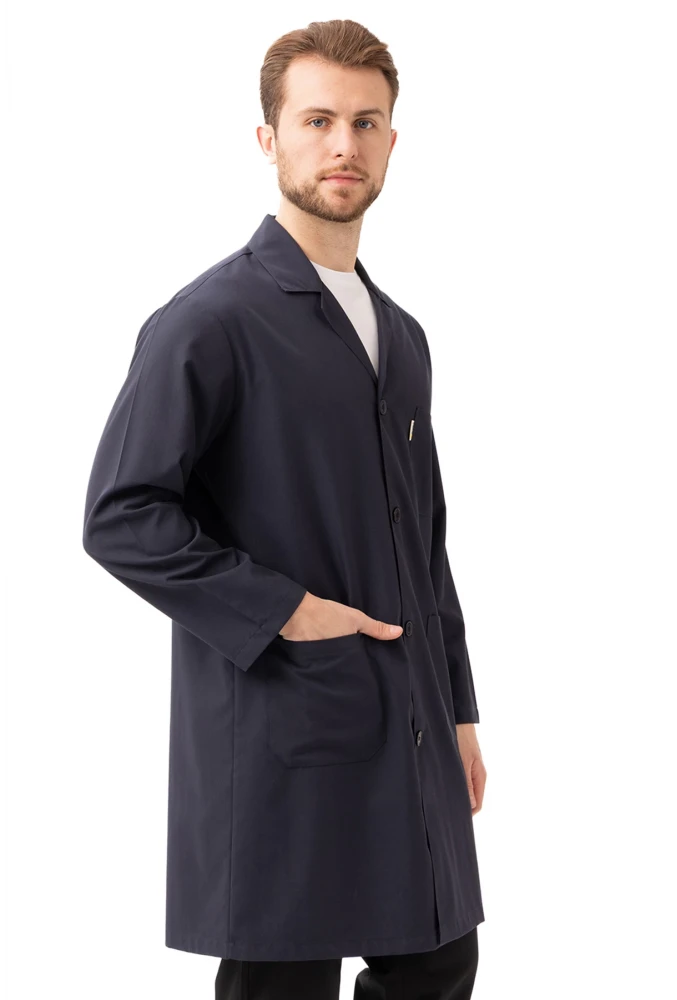 Vanessa Erkek Önlük Klasik Yaka Uzun Kollu Dayanıklı ve Rahat İş Önlüğü