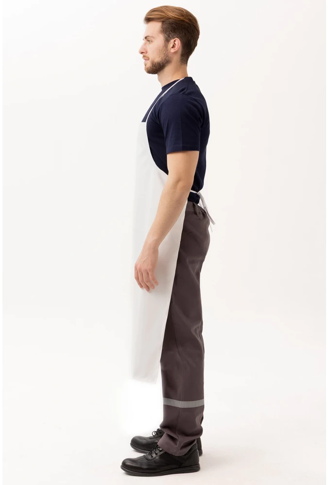 Yucca Long Beyaz Mutfak Önlüğü - Şık, Dayanıklı ve Ayarlanabilir Askılı Aşçı Önlüğü