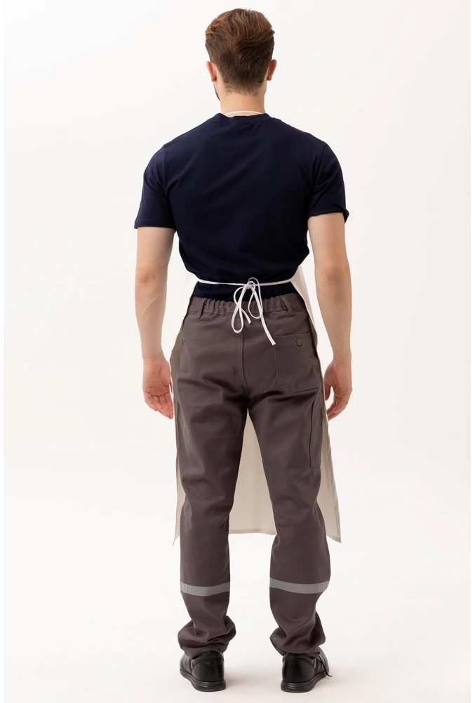 Yucca Long Beyaz Mutfak Önlüğü - Şık, Dayanıklı ve Ayarlanabilir Askılı Aşçı Önlüğü