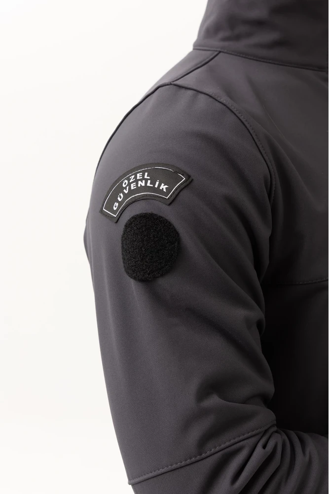 Güvenlik Kıyafetleri KM-Softshell Mont Su ve Rüzgar Geçirmez, Nefes Alabilen Özel Güvenlik Montu