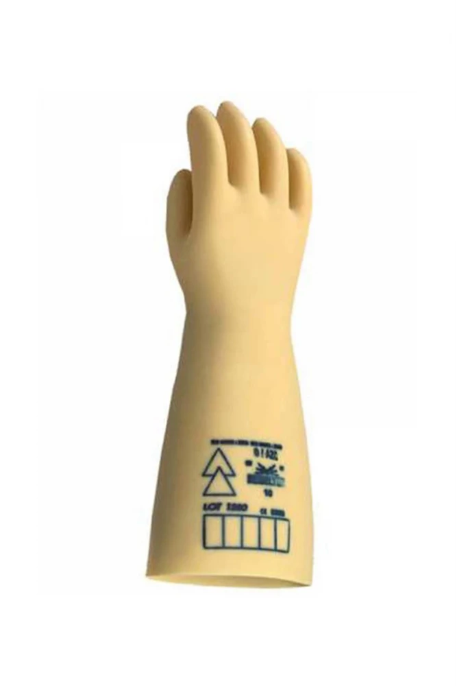 10 KV Elektrikçi İzole Yalıtımlı Eldiven Yüksek Gerilim Koruma ve Güvenlik Eldiveni