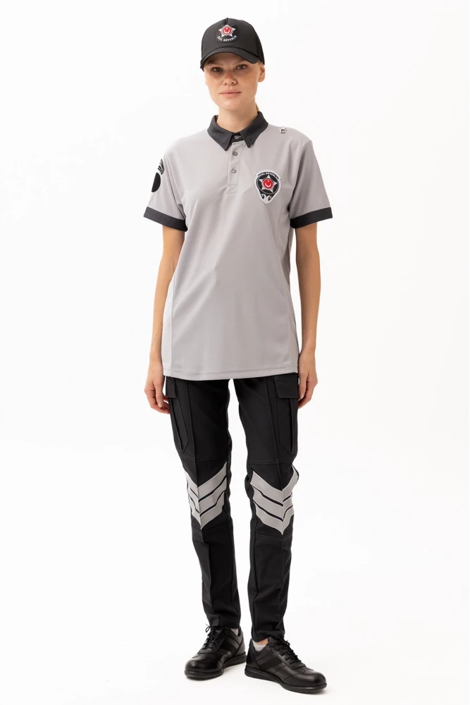 MÜNİH GÜVENLİK T-SHİRT UNİSEX | Güvenlik Görevlisi Polo Yaka Tişört, Personel Üniforma, İş Kıyafeti