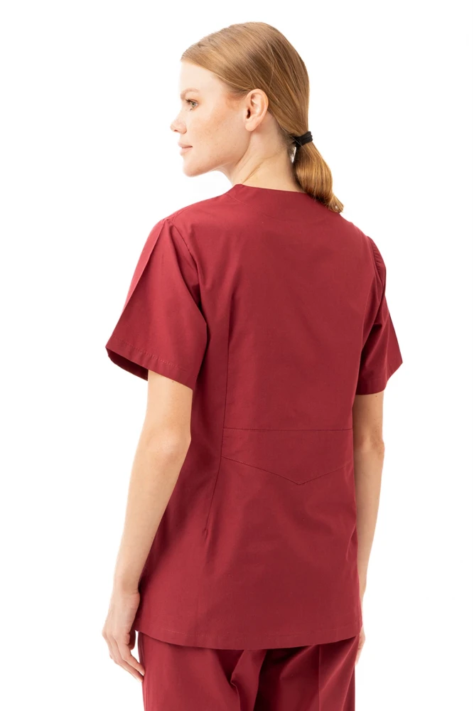 Santolina V Yaka Üniforma - Doktor, Hemşire, Sağlık Çalışanları İçin Rahat ve Dayanıklı Scrubs