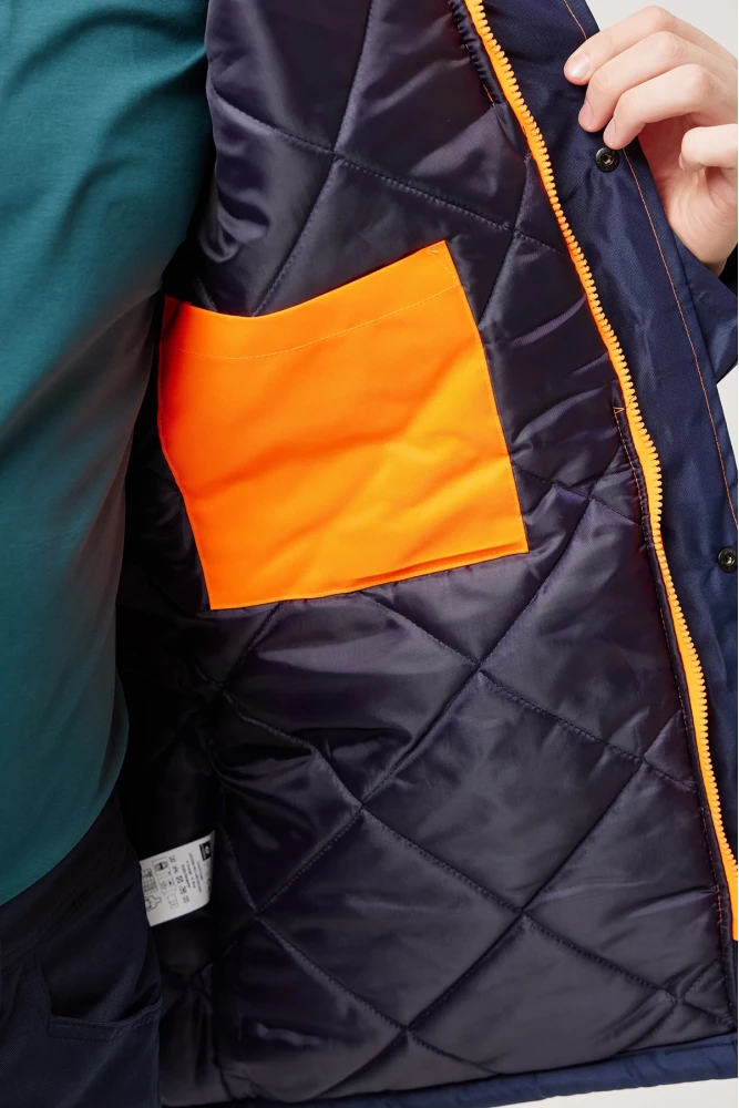 Linum Reflektörlü İş Güvenliği Parkası - Su ve Rüzgar Geçirmez, Yüksek Görünürlüklü Kışlık Mont