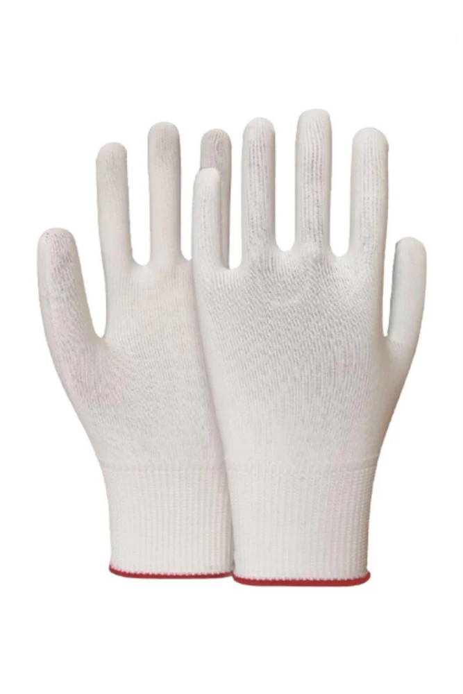 Beybi Polyester Örgü Kasiyer Eldiveni 5 Çift Hafif ve Esnek Koruyucu İş Eldiveni