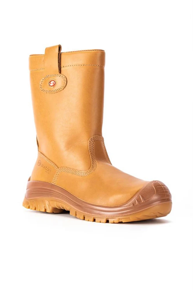 Sixton Montana 81156-07L S3 Kompozit Burunlu İçi Tüylü Deri İş Botu Kahverengi SRC