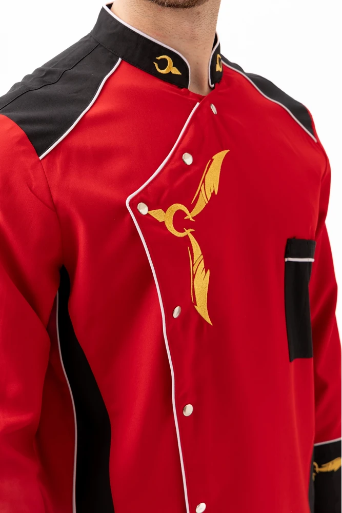 Crenata Şef Aşçı Ceketi - Şık ve Dayanıklı, Nefes Alabilir, Profesyonel Mutfak Kullanımı İçin