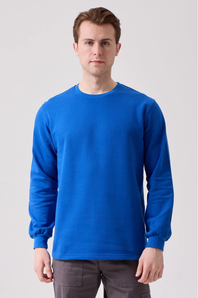 Galanthus Basic Sweatshirt - Uzun Kollu, Pamuklu, Rahat Kesim, Günlük ve İş Kullanımı İçin