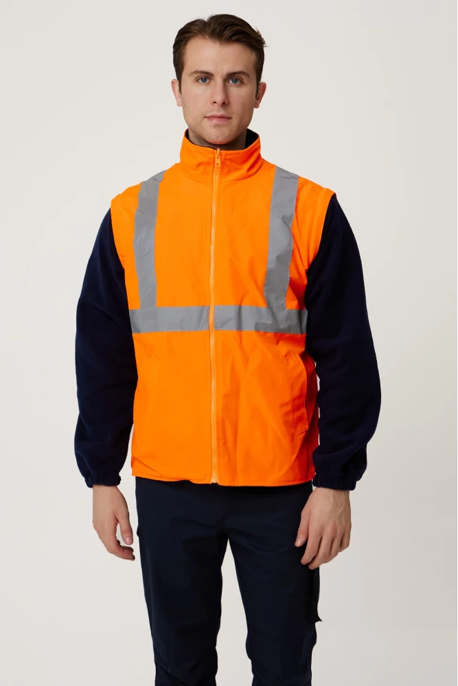 Eradium 5N1 Reflektörlü İş Güvenliği Parkası - Su ve Rüzgar Geçirmez, Yüksek Görünürlüklü Kışlık Mont