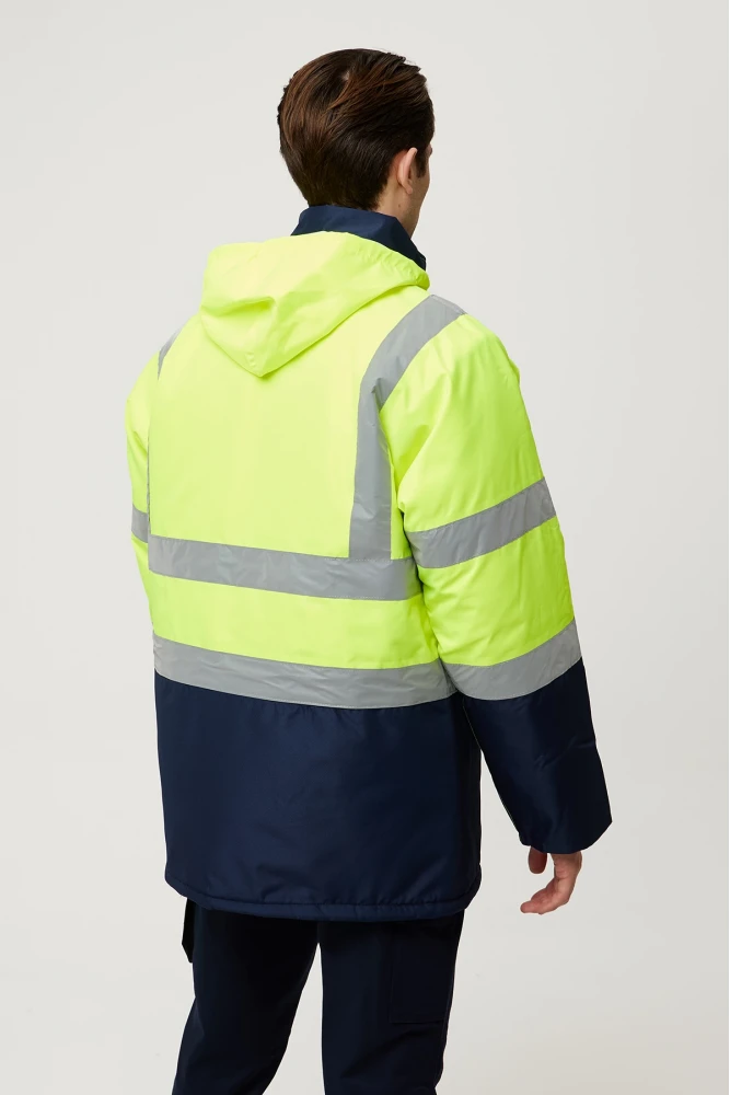 Linum Reflektörlü İş Güvenliği Parkası - Su ve Rüzgar Geçirmez, Yüksek Görünürlüklü Kışlık Mont