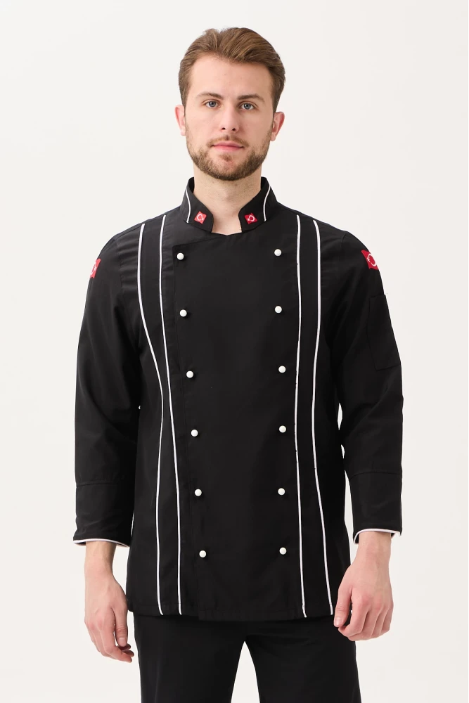 Hispanica Şef Aşçı Ceketi - Profesyonel, Nefes Alabilir, Şık ve Dayanıklı Mutfak Ceketi