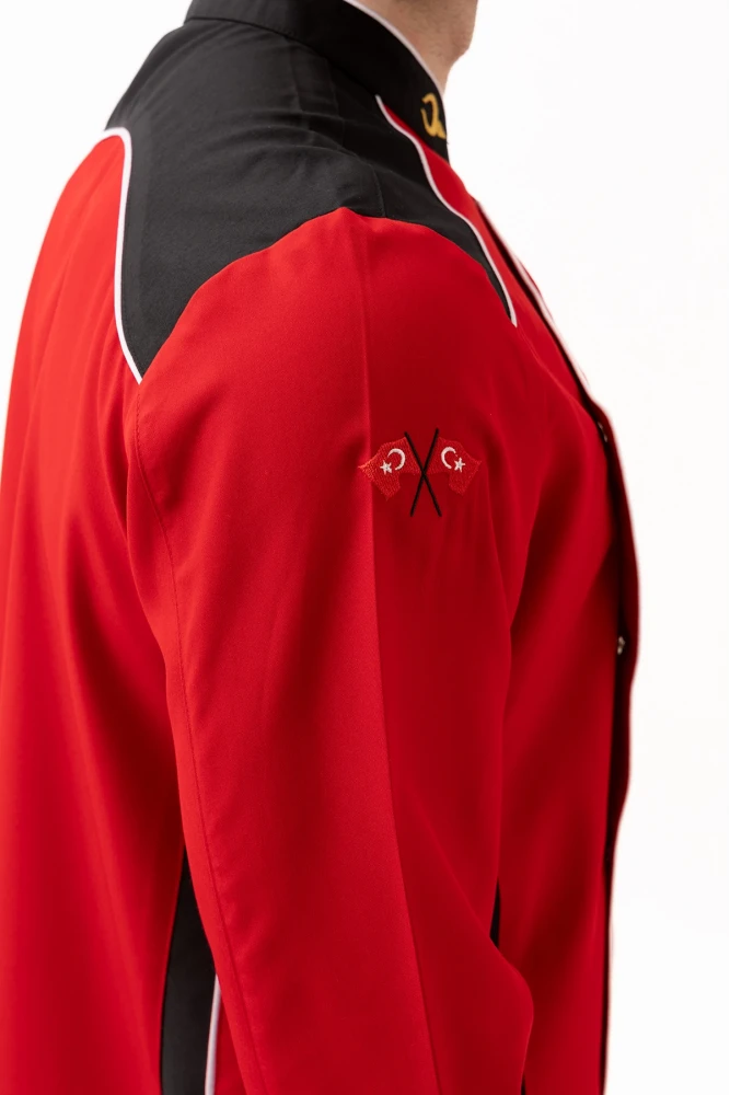 Crenata Şef Aşçı Ceketi - Şık ve Dayanıklı, Nefes Alabilir, Profesyonel Mutfak Kullanımı İçin