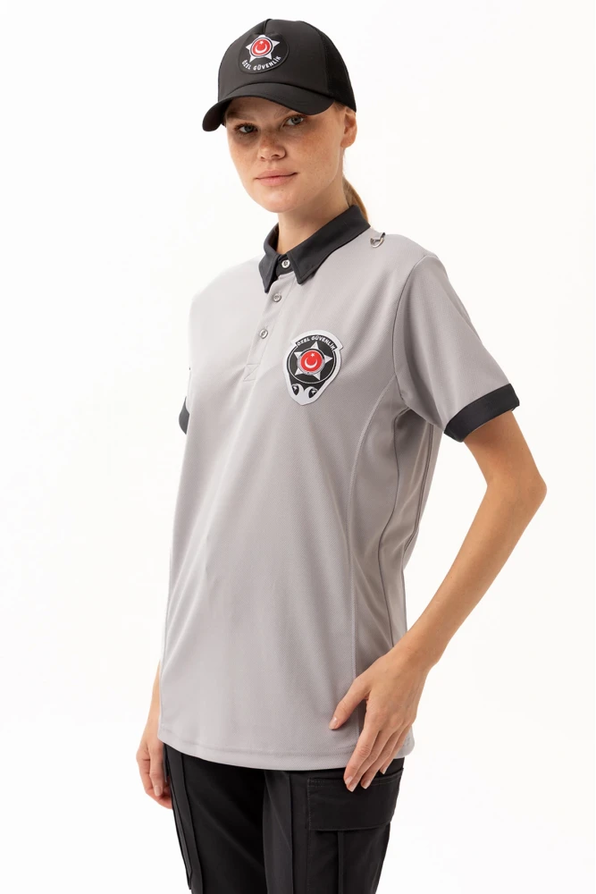 Özel Güvenlik Kısa Kollu Polo Tişört Armalı Profesyonel ve Şık Tasarım