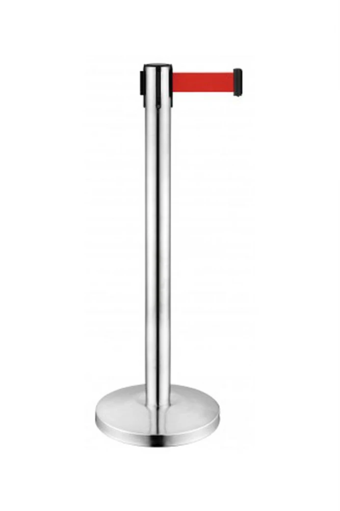 Kromajlı Yönlendirme Bariyeri Paslanmaz Çelik 3 Metre Şeritli Dört Yönlü Alan Düzenleyici