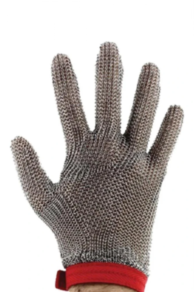 Starline Çelik Örgülü 5 Parmak Kesilmeye Dayanıklı Güvenlik Eldiveni