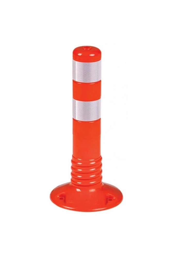 UT2502 Şerit Ayırıcı Esnek Delinatör Kısa Tip, Reflektörlü, Esnek Yapılı Trafik Güvenlik Dikmesi