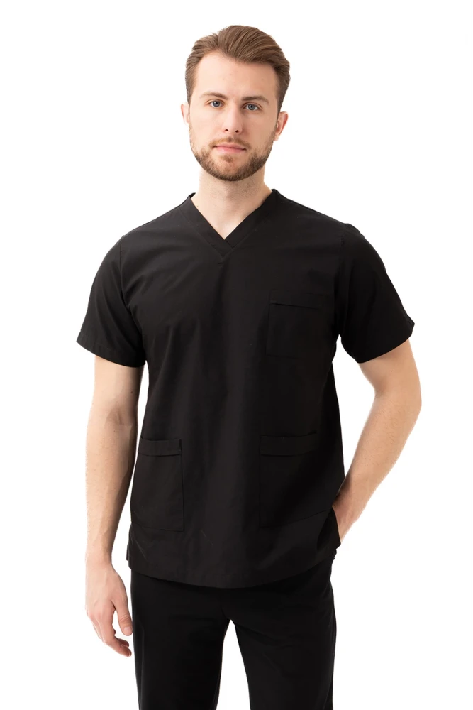 Santolina V Yaka Üniforma - Doktor, Hemşire, Sağlık Çalışanları İçin Rahat ve Dayanıklı Scrubs