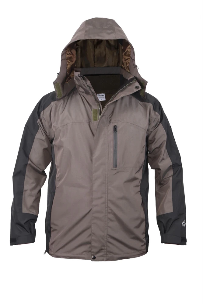 Fiyort FY 162 Sogne 3ü 1 Arada Su Geçirmez Mont Çıkarılabilir Polar Astarlı, Nefes Alabilen Outdoor Ceket