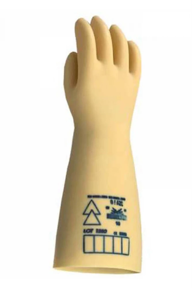 CL:1 10 KV İzole Elektrikçi Eldiven CATU STD Yüksek Voltaj Güvenlik Eldiveni