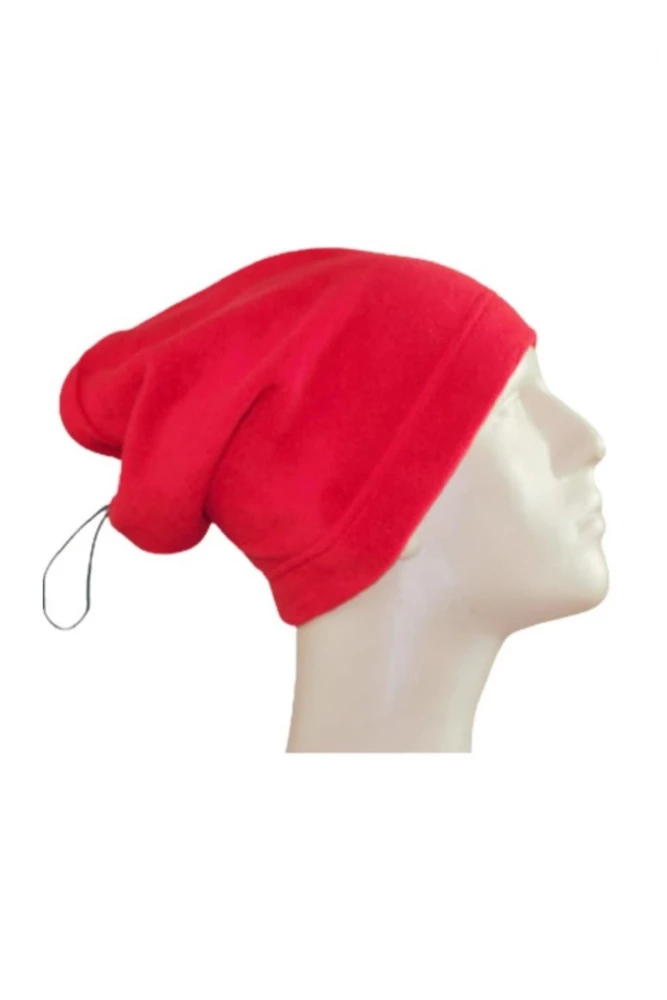 Bağcıklı Polar Bere Boyunluk Çift Kullanım Sıcak ve Konforlu Tasarım