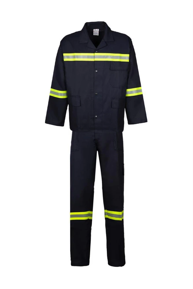 Projacket Alev Almaz Yangın Koruma İş Güvenlik Takımı SMY-10031 Yüksek Koruma