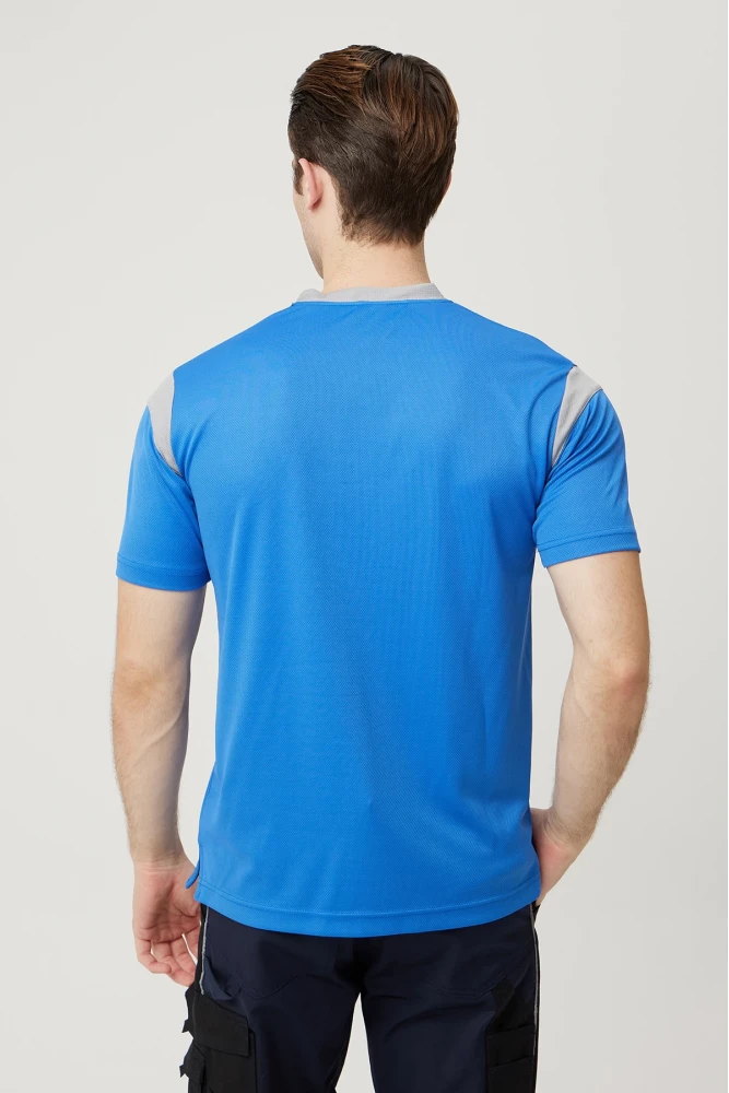 Allium V Yaka Tişört Nefes Alabilir Esnek ve Şık İş ve Günlük Kullanım İçin