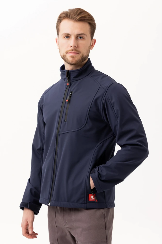 Salina Mont Erkek Su İtici Rüzgar Geçirmez Softshell Kışlık Outdoor Mont