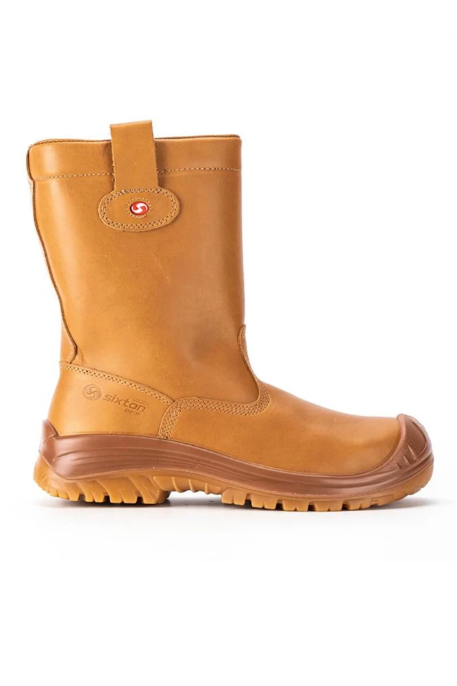 Sixton Montana 81156-07L S3 Kompozit Burunlu İçi Tüylü Deri İş Botu Kahverengi SRC