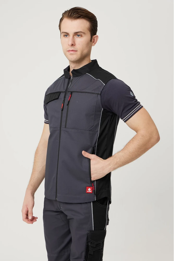 Allium Yazlık İş ve Outdoor Yelek - Hafif, Dayanıklı, Nefes Alabilir, Fonksiyonel Cepli