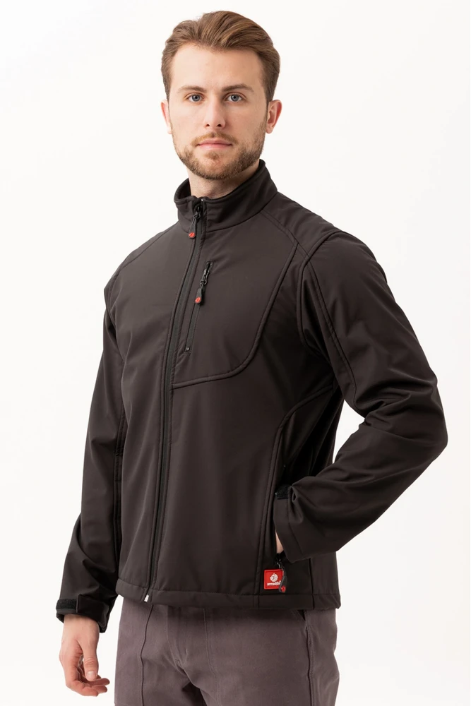 Salina Mont Erkek Su İtici Rüzgar Geçirmez Softshell Kışlık Outdoor Mont