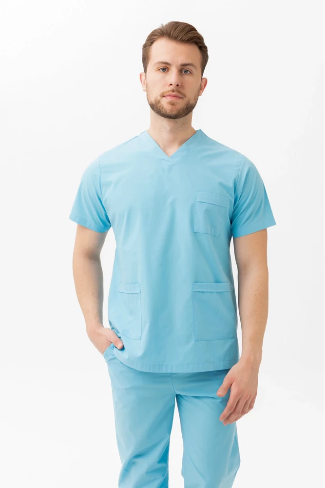 Santolina V Yaka Üniforma - Doktor, Hemşire, Sağlık Çalışanları İçin Rahat ve Dayanıklı Scrubs