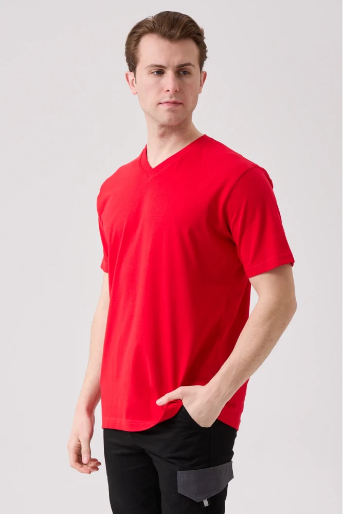 Galanthus V Neck T-Shirt - Breathable, Comfortable, and Stylish Design