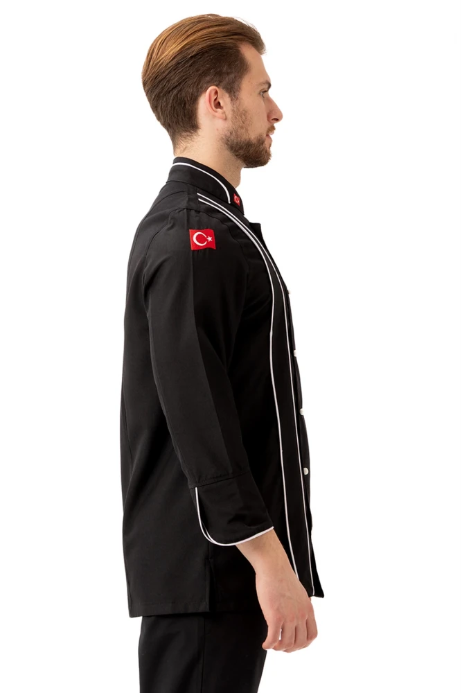 Hispanica Şef Aşçı Ceketi - Profesyonel, Nefes Alabilir, Şık ve Dayanıklı Mutfak Ceketi