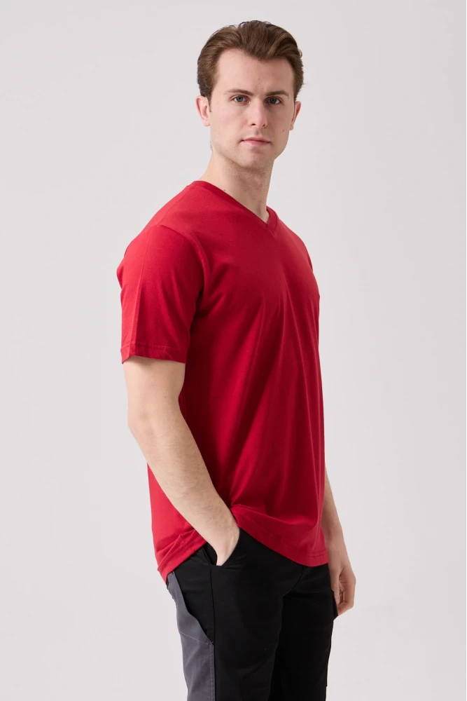 Galanthus V Neck T-Shirt - Breathable, Comfortable, and Stylish Design
