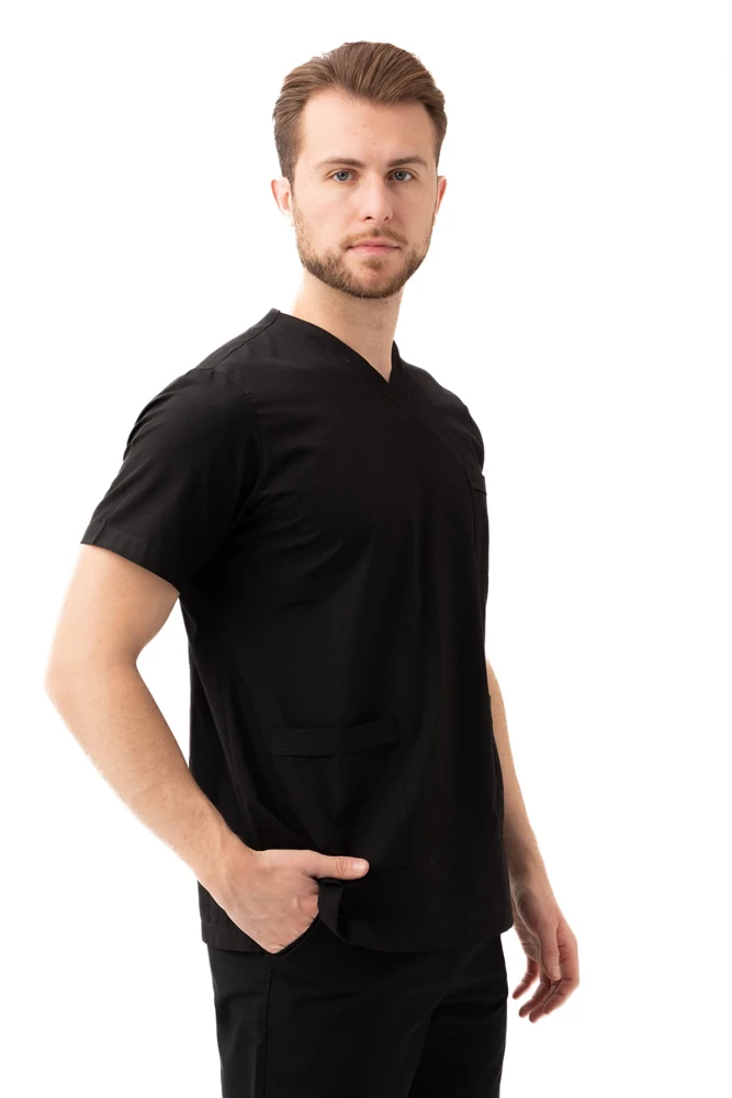 Santolina V Yaka Üniforma - Doktor, Hemşire, Sağlık Çalışanları İçin Rahat ve Dayanıklı Scrubs