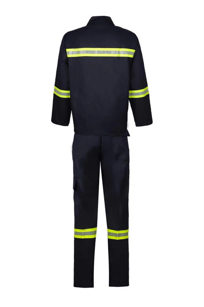 Projacket Alev Almaz Yangın Koruma İş Güvenlik Takımı SMY-10031 Yüksek Koruma