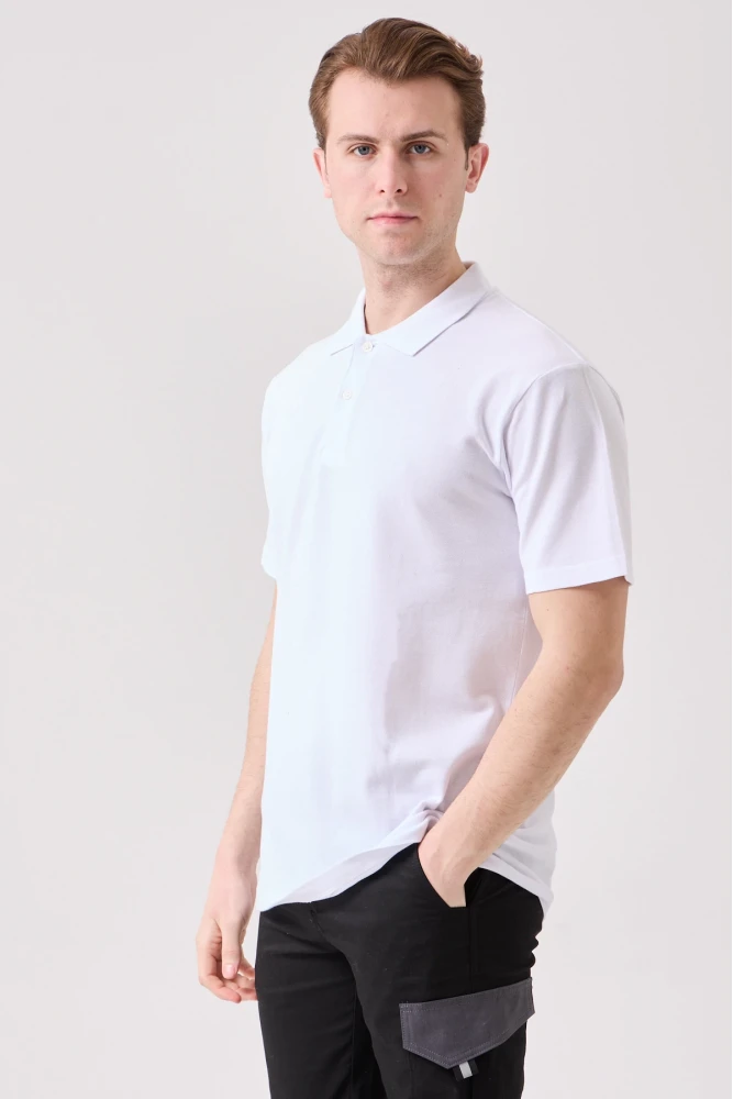 Galanthus Polo Yaka T-Shirt - Pamuklu, Nefes Alabilir, Klasik ve Şık Tasarım