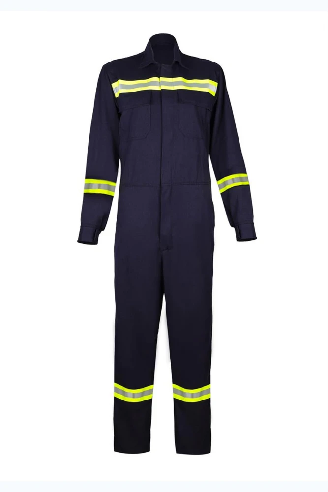 Alev Almaz Tulum Reflektörlü Koruyucu İş Tulumu Antistatik Yüksek Risk Alanlarına Uygun