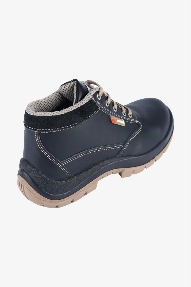 Mekap Pontiac ATP-80 Cilt Deri S2 İş Botu Kompozit Çelik Burunlu Kaymaz ve Suya Dayanıklı