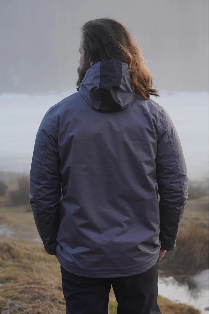 Fiyort FY 76 Floyen Polarlı Su Geçirmez Outdoor Yağmurluk Mont – Erkek Kapüşonlu Ceket