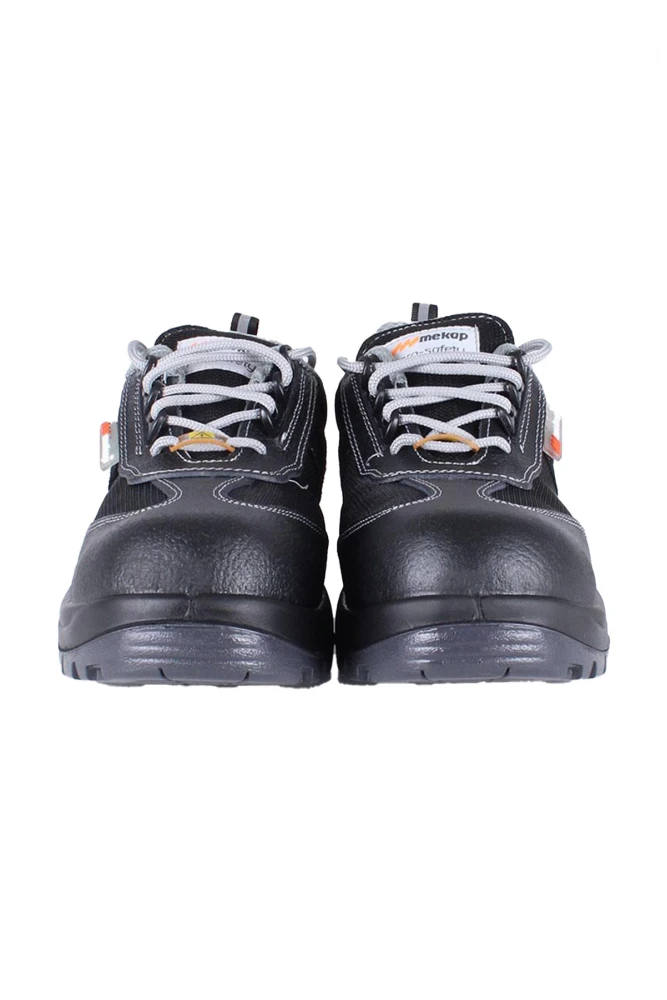 Mekap 232 Rolax S1 Yalıtkan Siyah Gri Kaymaz Tabanlı Nefes Alabilir Hafif İş Ayakkabısı