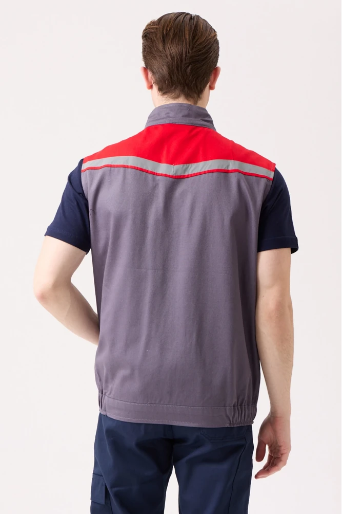 Royal Yazlık İş Yeleği - Hafif, Nefes Alabilir, Reflektörlü ve Çok Cepli