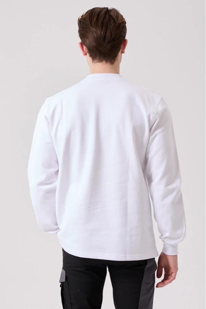 Galanthus Basic Sweatshirt - Uzun Kollu, Pamuklu, Rahat Kesim, Günlük ve İş Kullanımı İçin