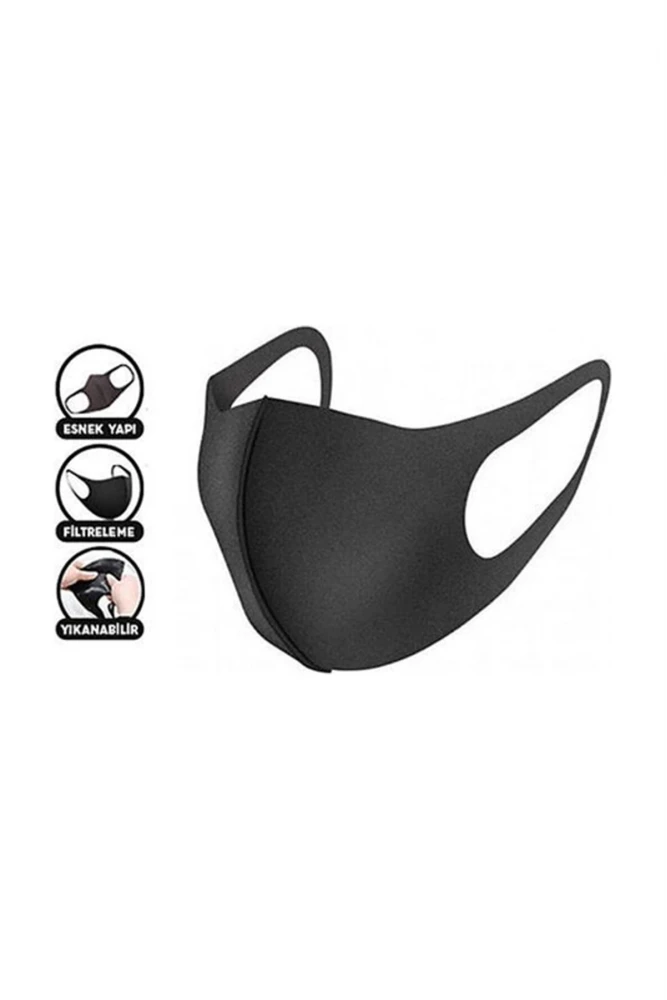 Nano Steril Siyah Yüz Maskesi Yüksek Filtrasyon ve Şık Tasarım