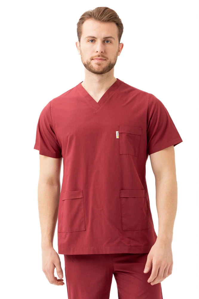 Santolina V Yaka Üniforma - Doktor, Hemşire, Sağlık Çalışanları İçin Rahat ve Dayanıklı Scrubs