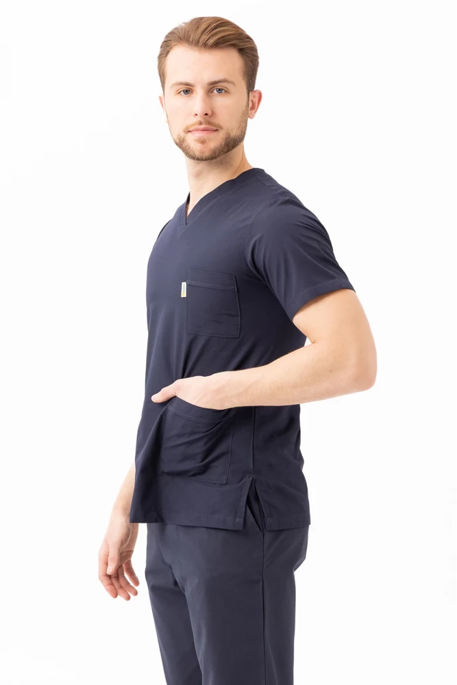 Santolina V Yaka Üniforma - Doktor, Hemşire, Sağlık Çalışanları İçin Rahat ve Dayanıklı Scrubs
