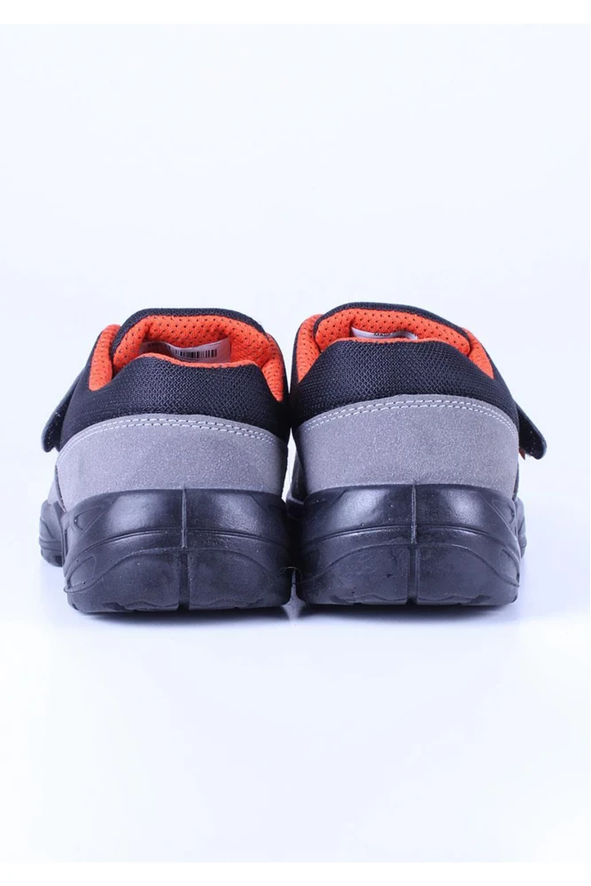 Stronex ST-101 S1 Süet Çelik Burunlu İş Ayakkabısı Hafif Rahat Kaymaz Taban Gri